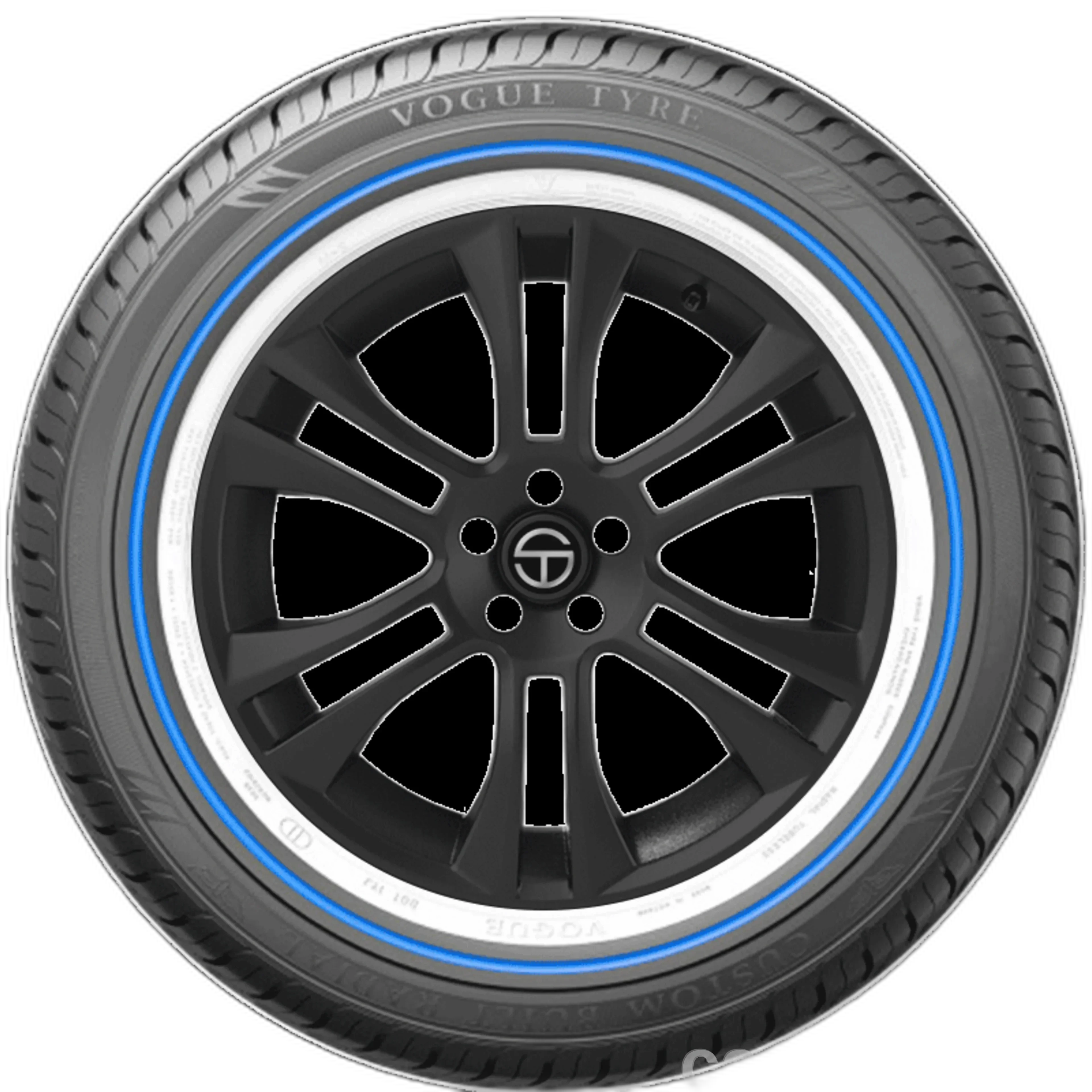 Custom Built Radial VIII Blue Stripe