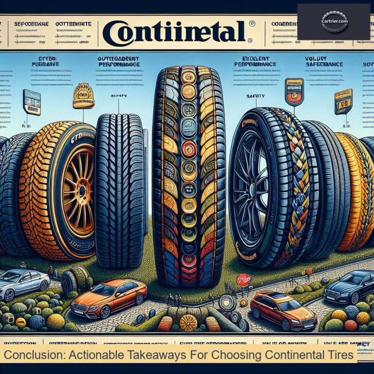Conclusion: Actionable Takeaways For Choosing Continental Tires
