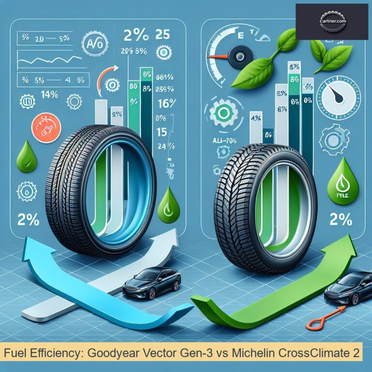 Fuel Efficiency: Goodyear Vector Gen-3 vs Michelin CrossClimate 2