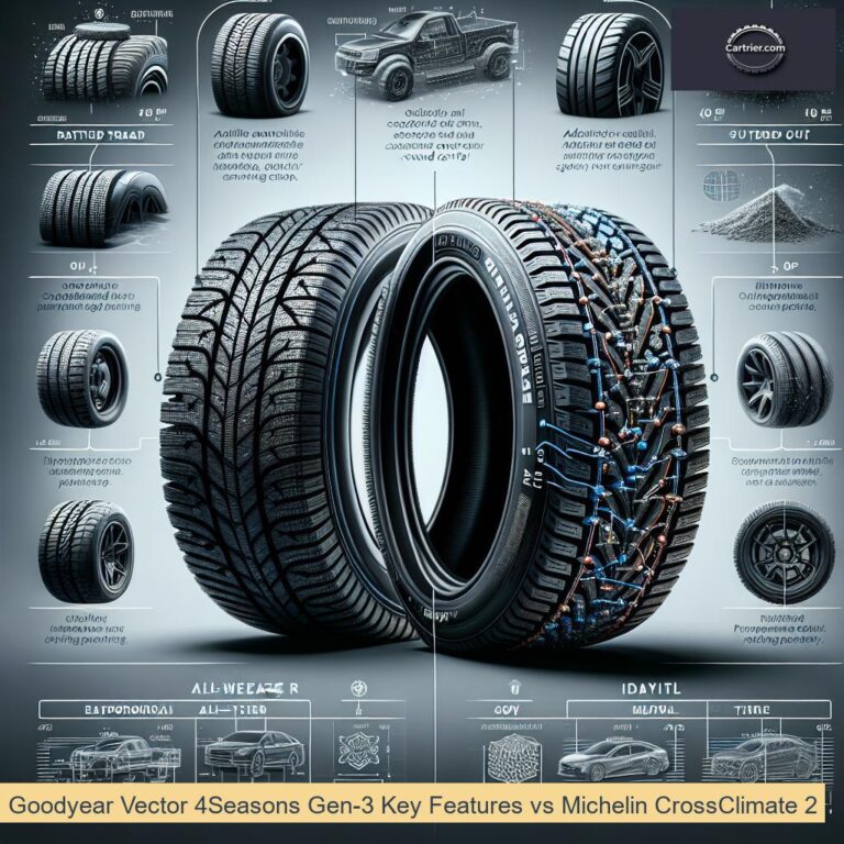 Goodyear Vector 4Seasons Gen-3 Key Features vs Michelin CrossClimate 2