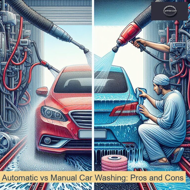 Automatic vs Manual Car Washing: Pros and Cons