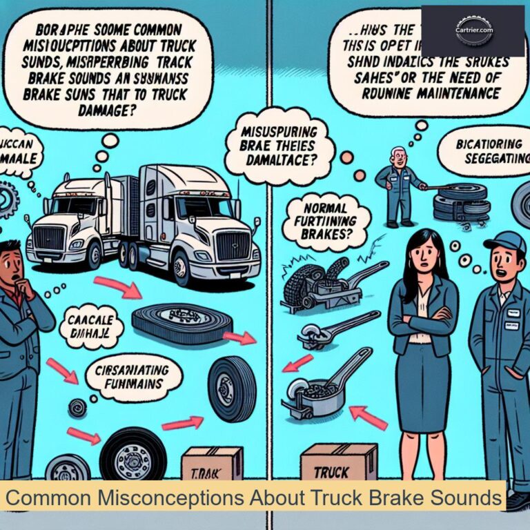 Common Misconceptions About Truck Brake Sounds