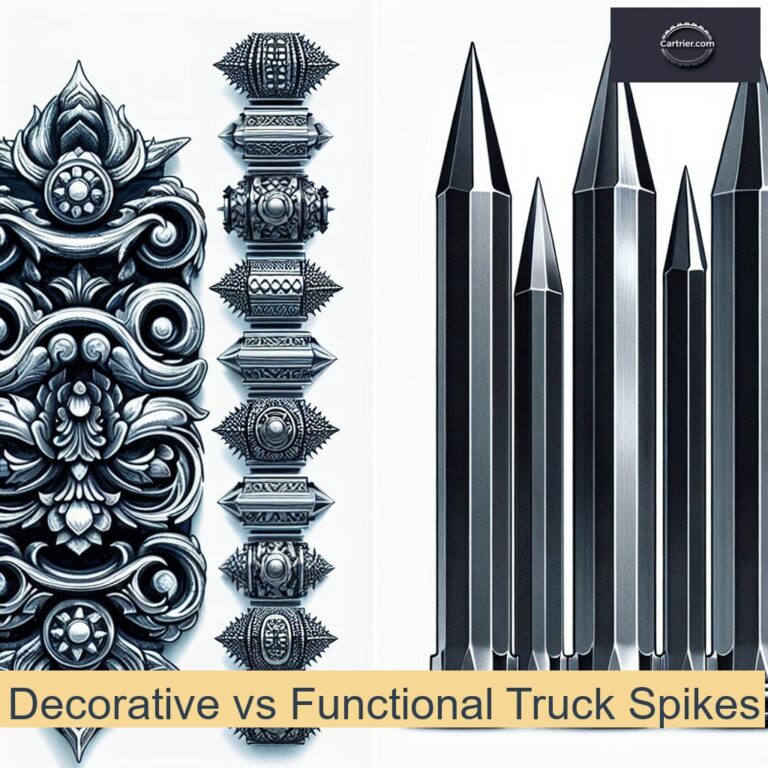 Decorative vs Functional Truck Spikes