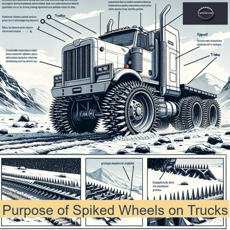 Purpose of Spiked Wheels on Trucks