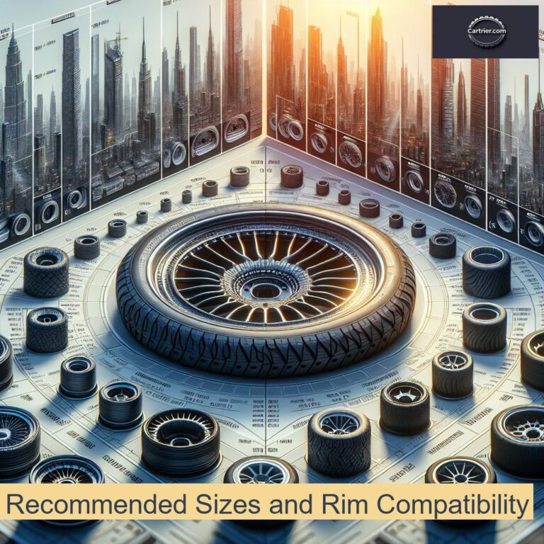 Recommended Sizes and Rim Compatibility